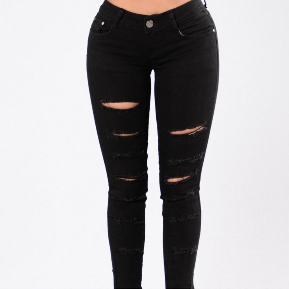 🎉 HP 🎉 FashionNova Black Skinny Jeans/Jeggings